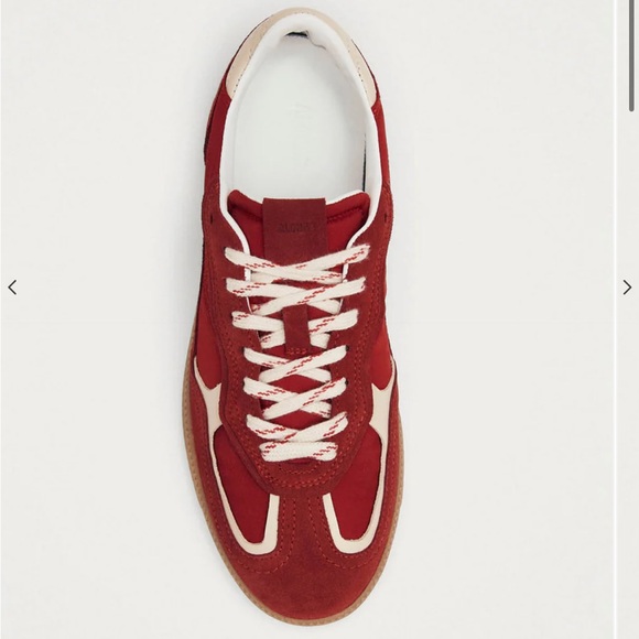 ALOHAS Red and White Women's Sneakers - Picture 1 of 7